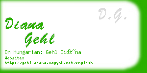 diana gehl business card